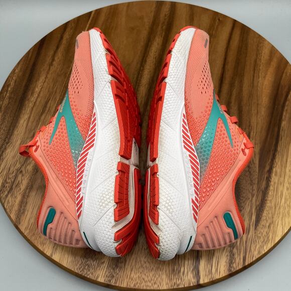 Brooks Adrenaline GTS 22 Shoes Womens 8.5 B Orange Running Walking Gym Sneakers - Picture 6 of 8